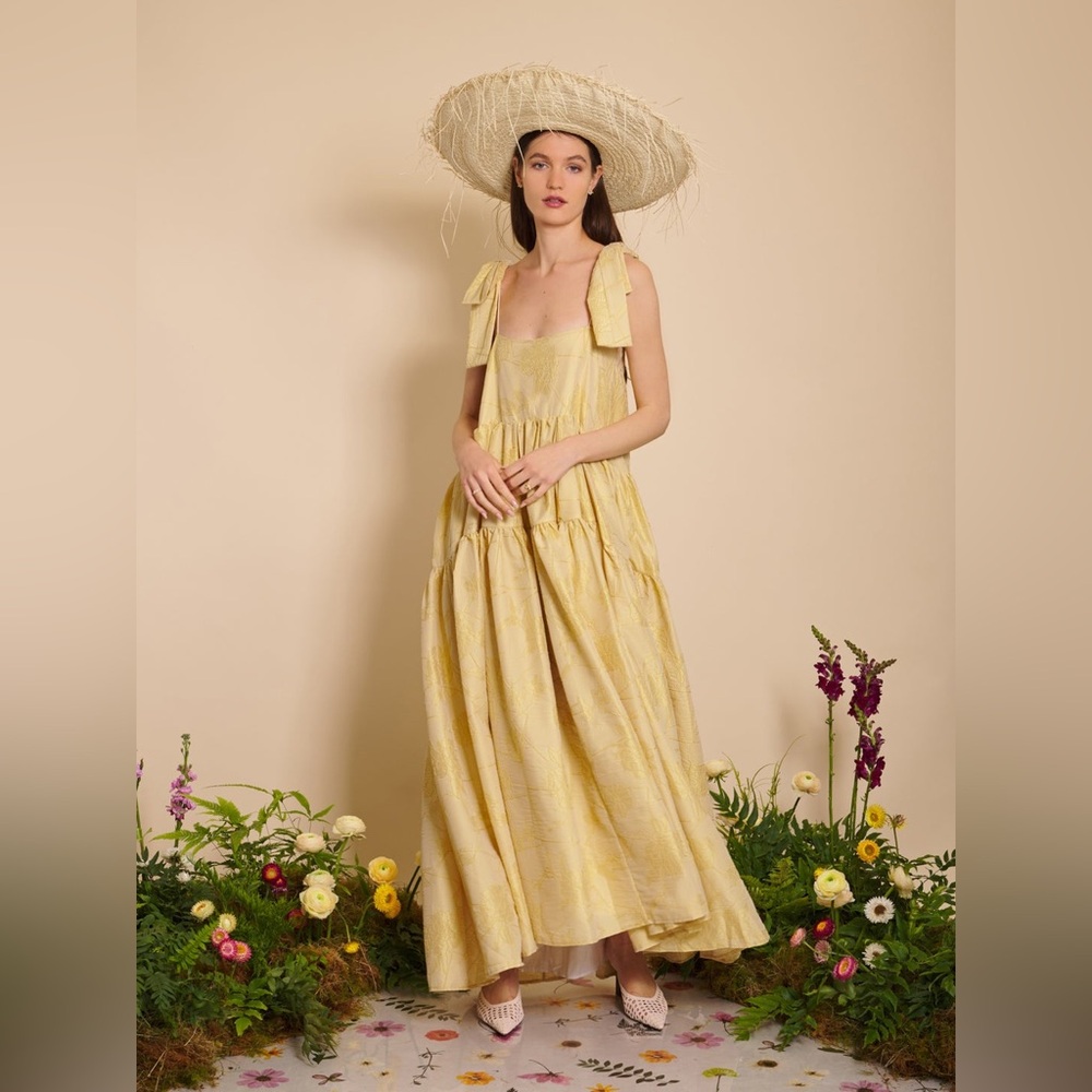 Sister Jane Dream Nectar Floral Jacquard Maxi Dress
